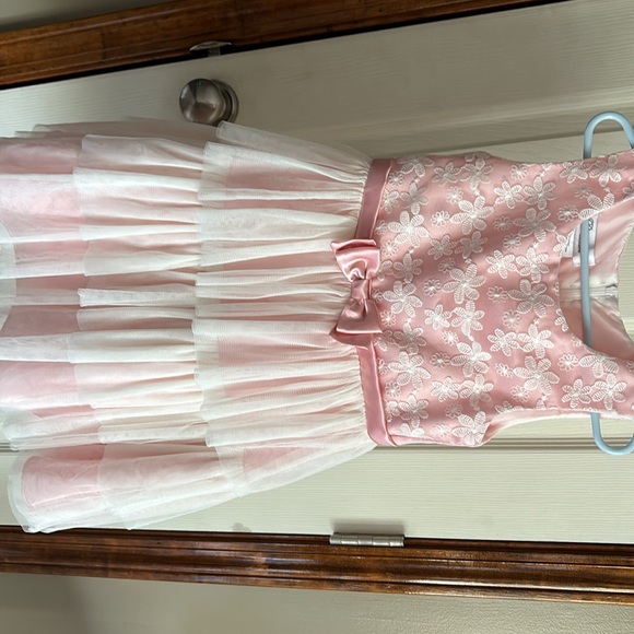 Bonnie Jean Pink Dress Size 5 - Picture 3 of 6